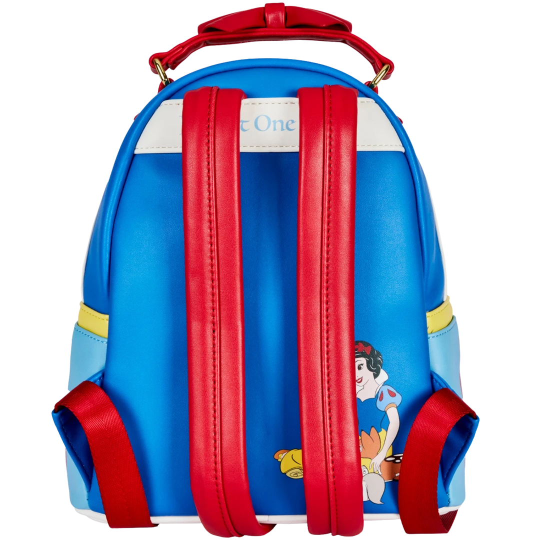 Backpacks Loungefly Disney Snow White Cosplay Bow Handle Mini Backpack 7 Backpacks Loungefly Disney Snow White Cosplay Bow Handle Mini Backpack