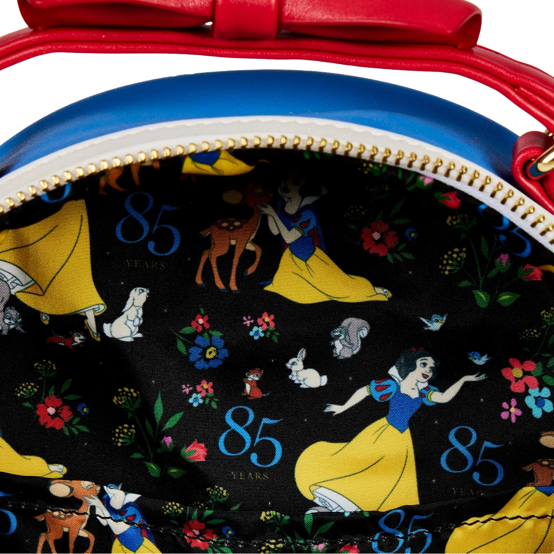 Backpacks Loungefly Disney Snow White Cosplay Bow Handle Mini Backpack 10 Backpacks Loungefly Disney Snow White Cosplay Bow Handle Mini Backpack
