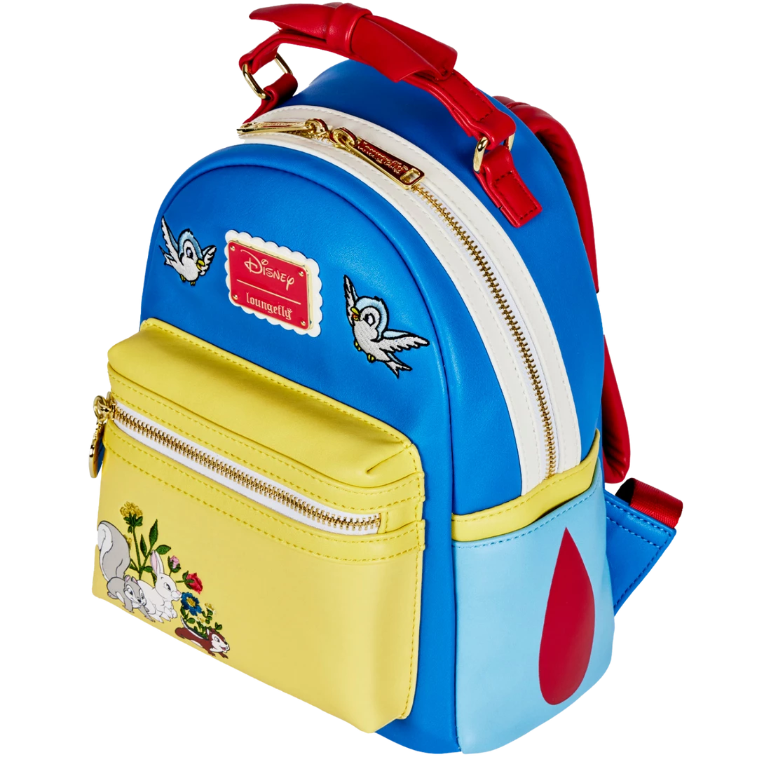Backpacks Loungefly Disney Snow White Cosplay Bow Handle Mini Backpack 5 Backpacks Loungefly Disney Snow White Cosplay Bow Handle Mini Backpack