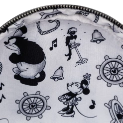Loungefly Disney Steamboat Willie Music Cruise Mini Backpack