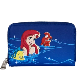 Loungefly Disney The Little Mermaid Ariel Fireworks Ziparound Wallet