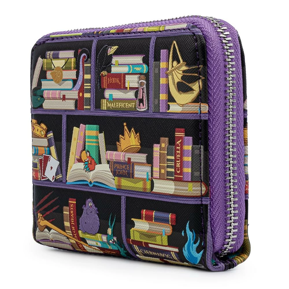 Loungefly Disney Villains Books Ziparound Wallet Wallets 4 Loungefly Disney Villains Books Ziparound Wallet Wallets