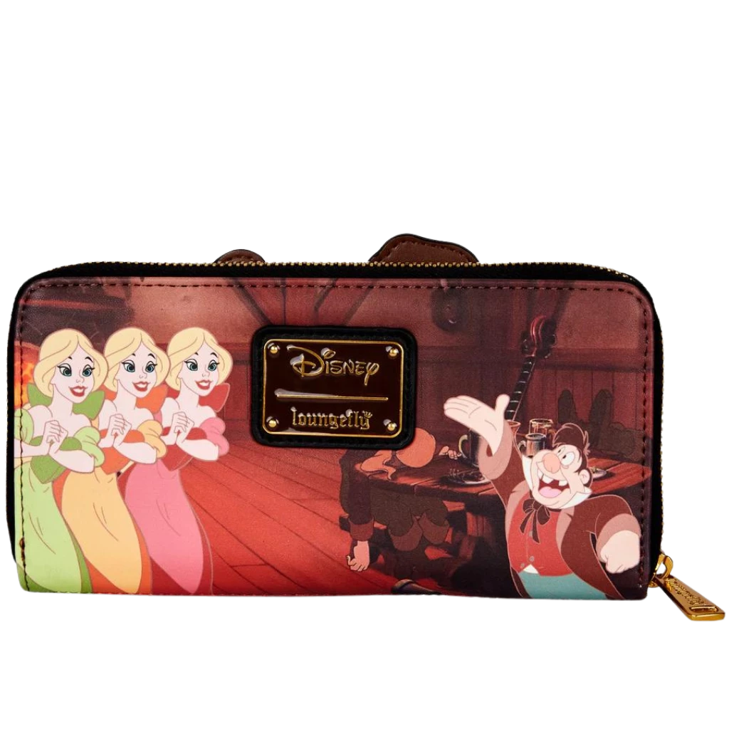 Wallets Loungefly Disney Villains Scene Gaston Ziparound Wallet 6 Wallets Loungefly Disney Villains Scene Gaston Ziparound Wallet