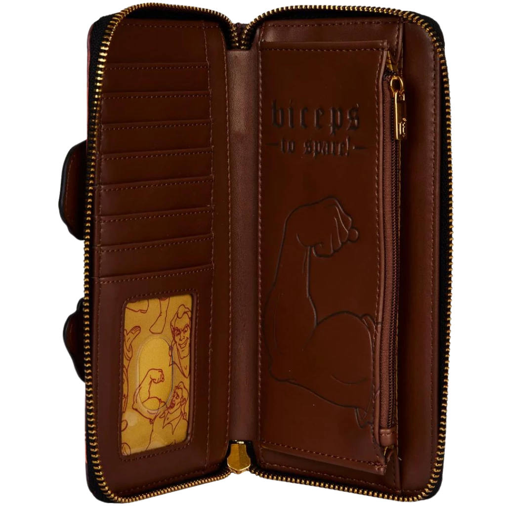Wallets Loungefly Disney Villains Scene Gaston Ziparound Wallet 5 Wallets Loungefly Disney Villains Scene Gaston Ziparound Wallet