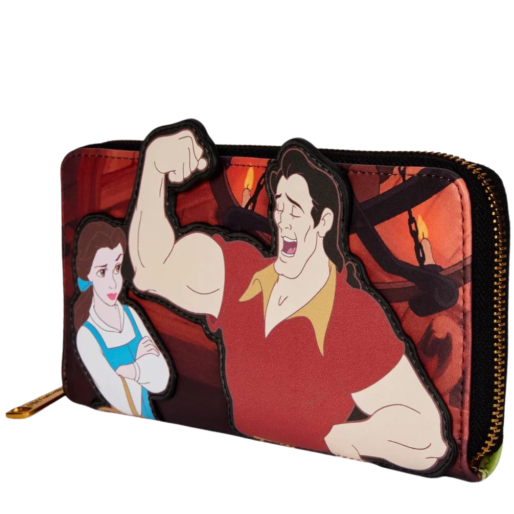 Wallets Loungefly Disney Villains Scene Gaston Ziparound Wallet 4 Wallets Loungefly Disney Villains Scene Gaston Ziparound Wallet