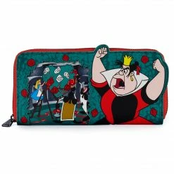 Loungefly Disney Villains Scene Series Queen Of Hearts Ziparound Wallet