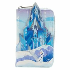 Loungefly Disney Frozen Princess Castle Zip Around Wallet Wallets