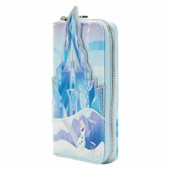 Loungefly Disney Frozen Princess Castle Zip Around Wallet Wallets