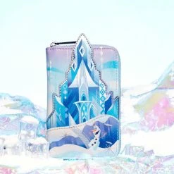 Loungefly Disney Frozen Princess Castle Zip Around Wallet Wallets