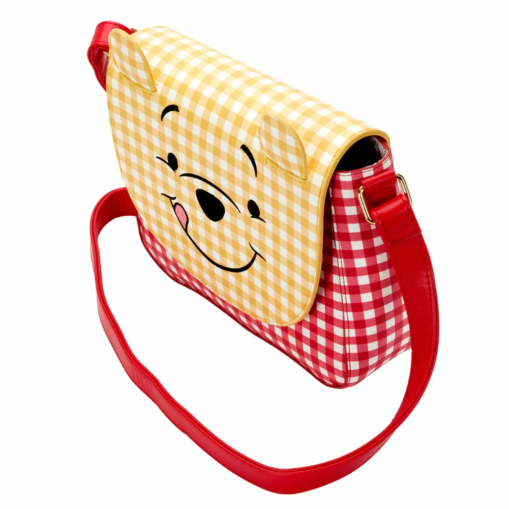 Loungefly Disney Winnie The Pooh Gingham Crossbody Bag Totes & Bags 5 Loungefly Disney Winnie The Pooh Gingham Crossbody Bag Totes & Bags