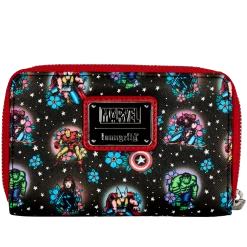 Wallets Loungefly Marvel Avengers Tattoo Ziparound Wallet