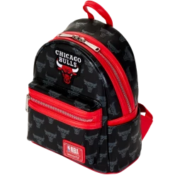 Loungefly NBA Chicago Bulls Debossed Logo Mini Backpack