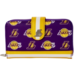 Loungefly NBA LA Lakers Logo Snap Wallet