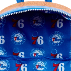 Loungefly NBA Philly 76ers Basketball Mini Backpack Backpacks