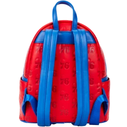 Loungefly NBA Philly 76ers Debossed Logo Mini Backpack