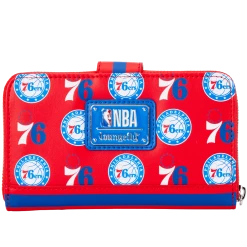 Loungefly NBA Philly 76ers Logo Wallet Wallets
