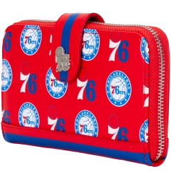 Loungefly NBA Philly 76ers Logo Wallet Wallets