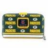 Loungefly NFL Greenbay Packers Logo All-over-print Bifold Wallet Wallets