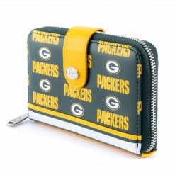 Loungefly NFL Greenbay Packers Logo All-over-print Bifold Wallet Wallets