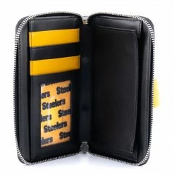Loungefly NFL Pittsburgh Steelers Logo AOP Bifold Wallet