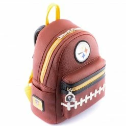 Backpacks Loungefly NFL Pittsburgh Steelers Pigskin Logo Mini Backpack