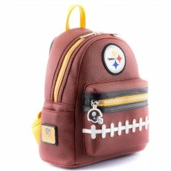 Backpacks Loungefly NFL Pittsburgh Steelers Pigskin Logo Mini Backpack