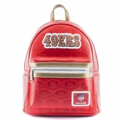 Loungefly San Francisco 49ers All-over-print Logo Mini Backpack Backpacks