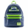 Circle Of Hope Boutique Backpacks Loungefly NFL Seahawks Logo All-Over-Print Mini Backpack