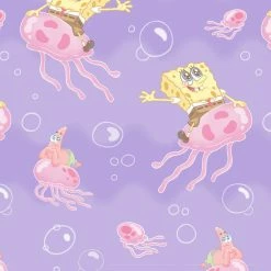 Loungefly Spongebob Pastel Jellyfishing Ziparound Wallet