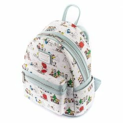 Loungefly Peanuts Happy Holidays All-Over-Print Mini Backpack