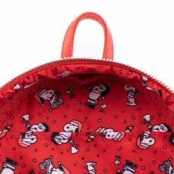 Loungefly Peanuts Gift Giving Snoopy And Woodstock Mini Backpack Backpacks