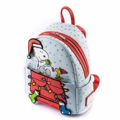 Loungefly Peanuts Gift Giving Snoopy And Woodstock Mini Backpack Backpacks