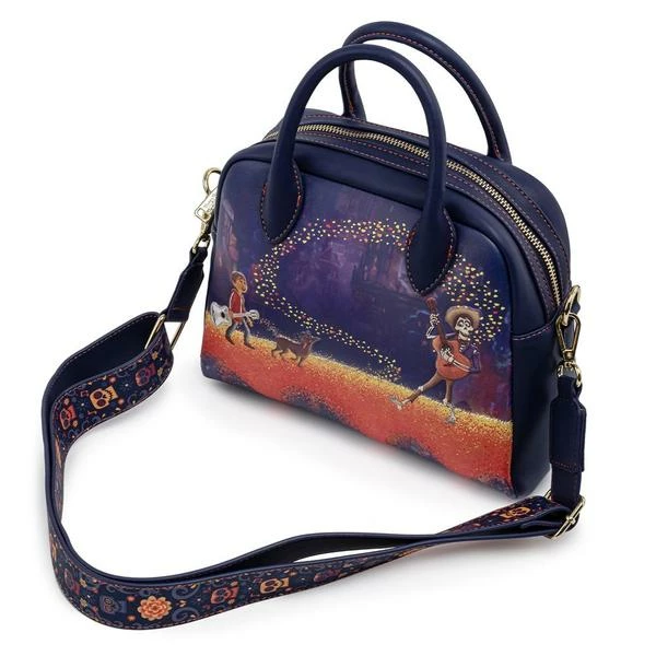 Totes & Bags Loungefly Pixar Coco Marigold Bridge Guitar Strap Crossbody 3 Totes & Bags Loungefly Pixar Coco Marigold Bridge Guitar Strap Crossbody