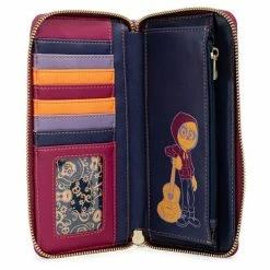 Wallets Loungefly Pixar Coco Marigold Bridge Ziparound Wallet