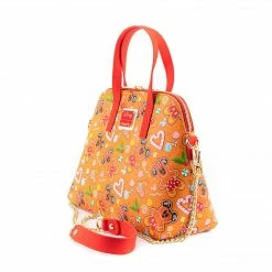 Loungefly Disney Seasonal Gingerbread AOP Crossbody Totes & Bags