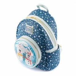 Loungefly Disney Snowman Mickey Minnie Snow Globe Mini Backpack Backpacks