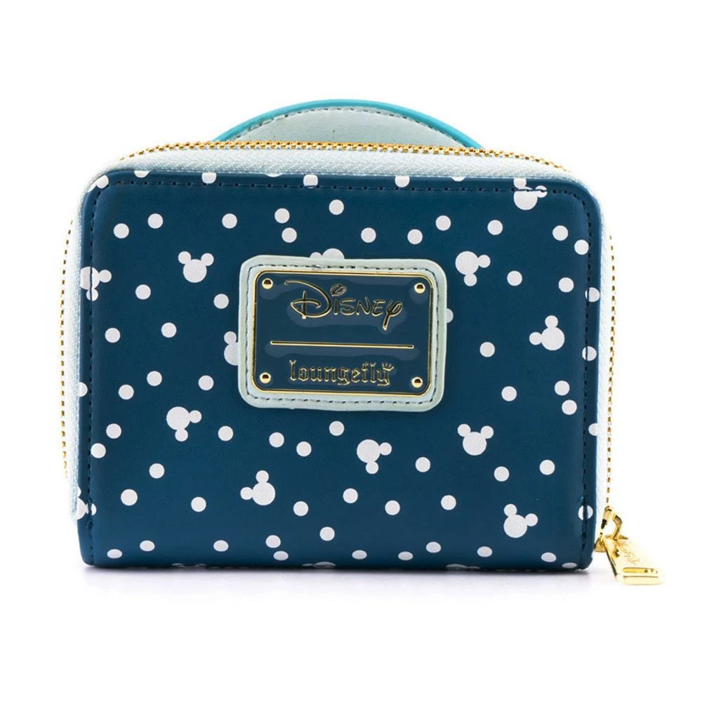 Loungefly Disney Snowman Mickey Minnie Snow Globe Ziparound Wallet 6 Loungefly Disney Snowman Mickey Minnie Snow Globe Ziparound Wallet
