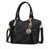 Circle Of Hope Boutique MKF Collection Jeneece Tote By Mia K. (Black With Black Straps) Totes & Bags 2 Circle Of Hope Boutique MKF Collection Jeneece Tote By Mia K. (Black With Black Straps) Totes & Bags