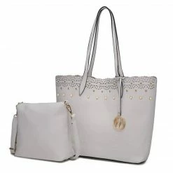 Circle Of Hope Boutique Totes & Bags MKF Collection Maria Shopper Tote By Mia K. (White)