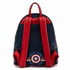 Backpacks Loungefly Marvel Captain America 80th Anniversary Floral Shield Mini Backpack