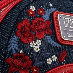 Backpacks Loungefly Marvel Captain America 80th Anniversary Floral Shield Mini Backpack