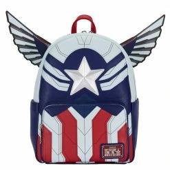 Backpacks Loungefly Marvel Falcon Captain America Cosplay Mini Backpack