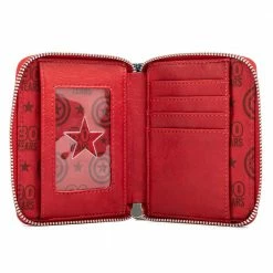 Loungefly Marvel Captain America 80th Anniversary Floral Shield Ziparound Wallet Wallets