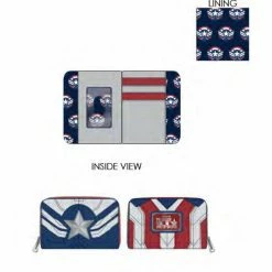 Loungefly LF Marvel Falcon Captain America Cosplay Ziparound Wallet