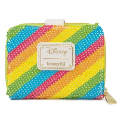 Loungefly Disney Sequin Rainbow Ziparound Wallet