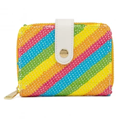 Loungefly Disney Sequin Rainbow Ziparound Wallet
