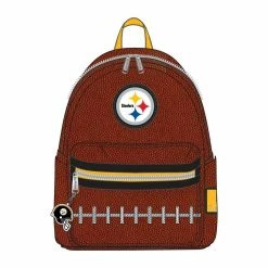 Backpacks Loungefly NFL Pittsburgh Steelers Pigskin Logo Mini Backpack