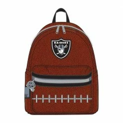 Loungefly Loungelfy NFL Las Vegas Raiders Pigskin Logo Mini Backpack Backpacks