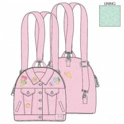 Loungefly Pokemon Ice Cream Denim Jacket Convertible Mini Backpack