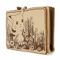 Loungefly Pokemon Sepia Pikachu Flap Wallet Wallets
